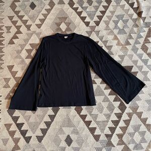 Arket bell sleeve long sleeve tee NWOT